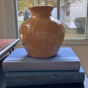 Vintage Vase Hatching Geometric Lines Checkerboard pattern